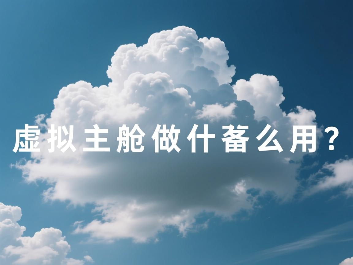 云虚拟主机做什么用? 第1张 云虚拟主机做什么用? 第1张