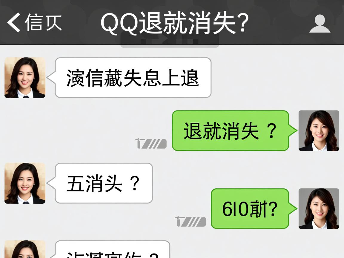 QQ消息一退就消失？