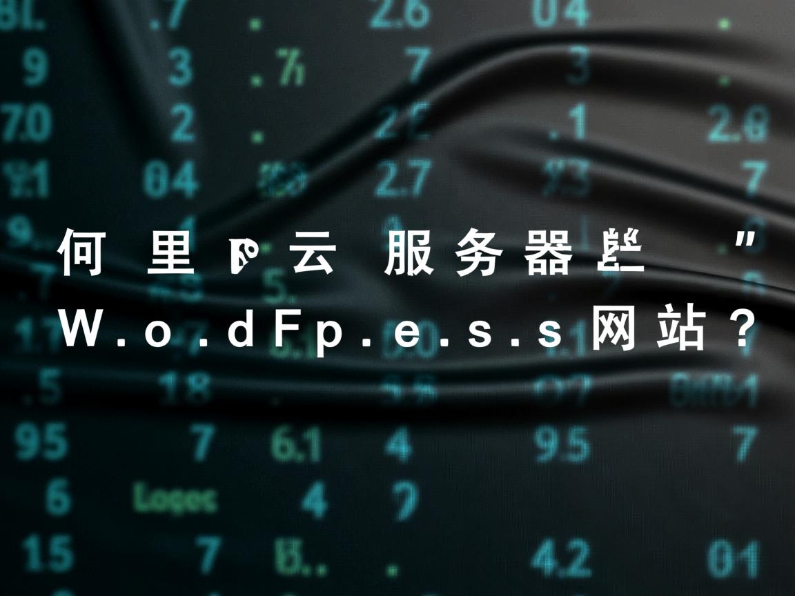 如何快速在阿里云服务器上搭建WordPress网站? 第1张 如何快速在阿里云服务器上搭建WordPress网站? 第1张