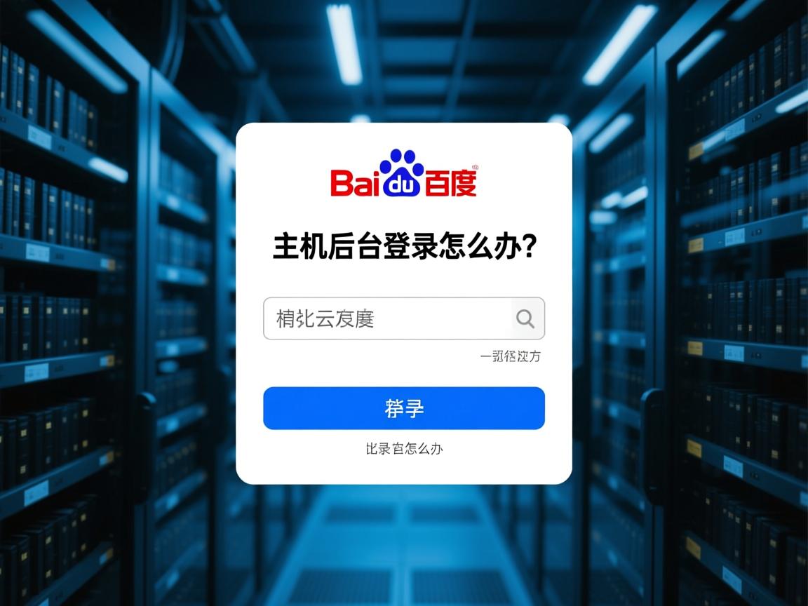 百度云虚拟主机后台无法登录怎么办? 第2张 百度云虚拟主机后台无法登录怎么办? 第2张