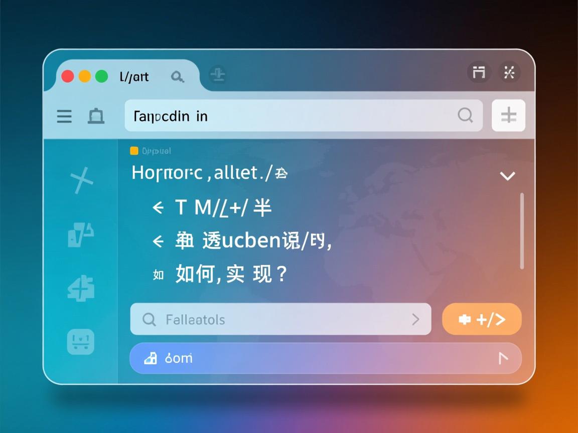 HTML表单半透明如何实现？
