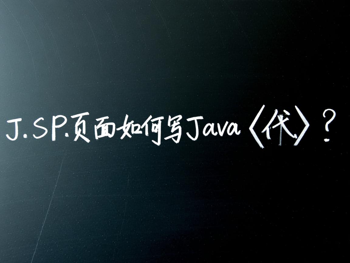 JSP页面如何写Java代码？  第1张
