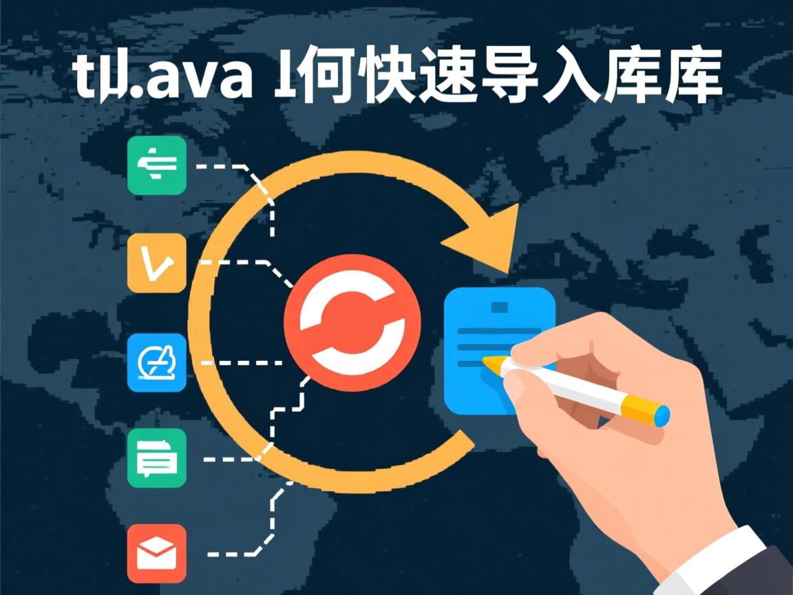 Java如何快速导入库？