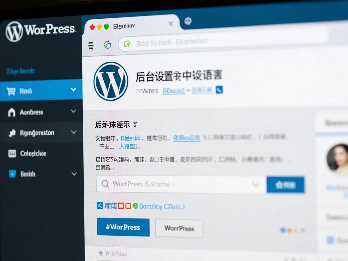 WordPress后台如何设置中文语言  第1张