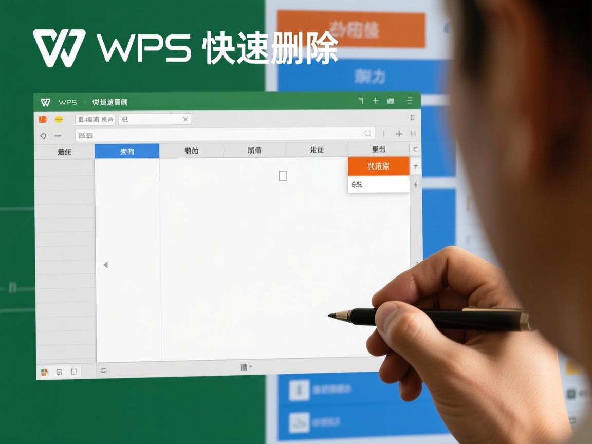 WPS表格前空白如何快速删除  第3张