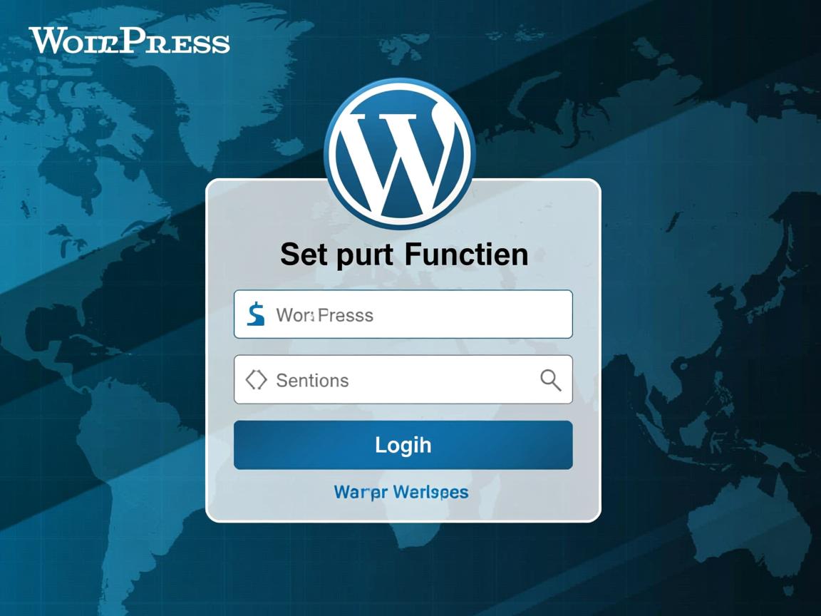 WordPress如何设置登录功能  第1张