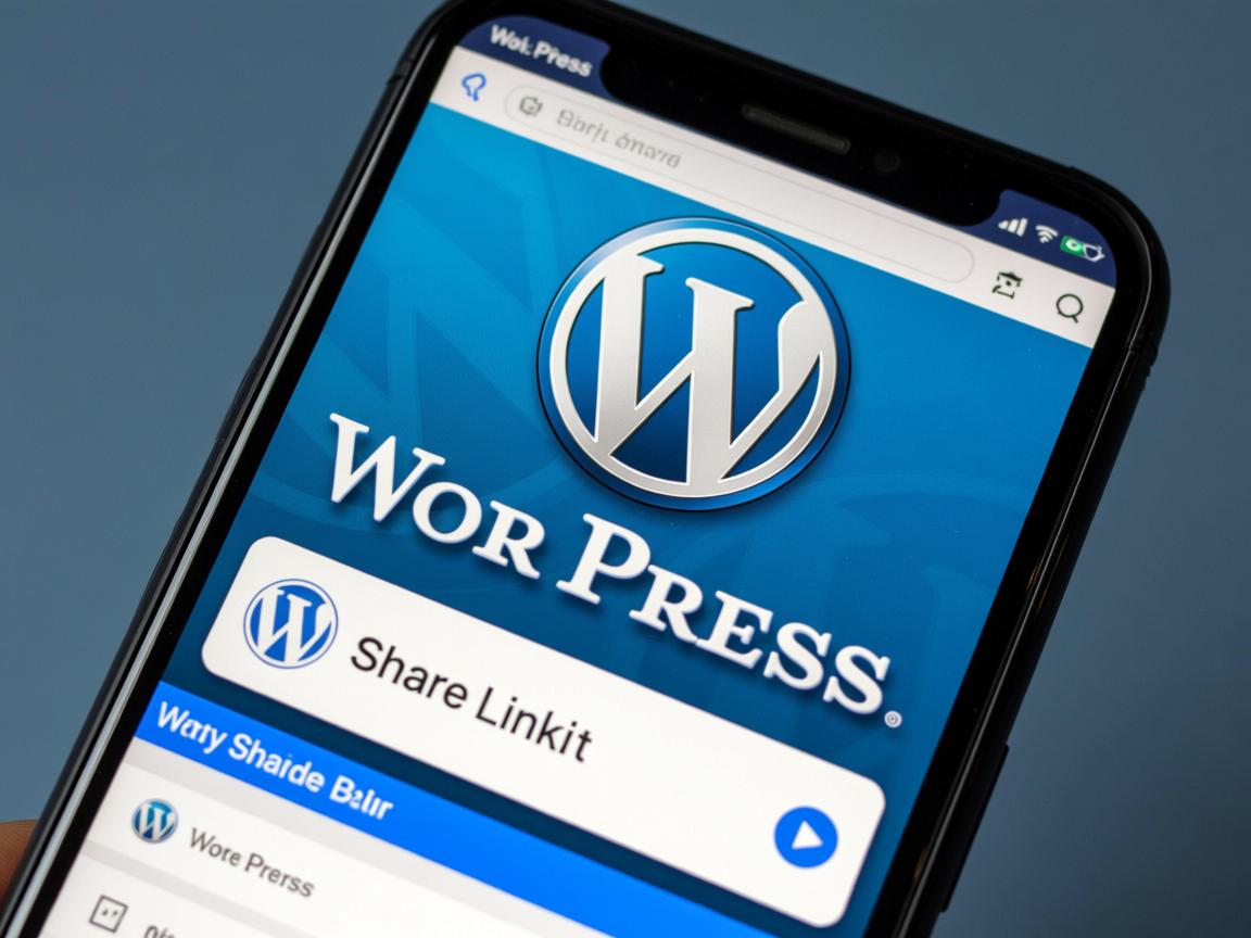 WordPress手机如何快速分享链接? 第2张 WordPress手机如何快速分享链接? 第2张