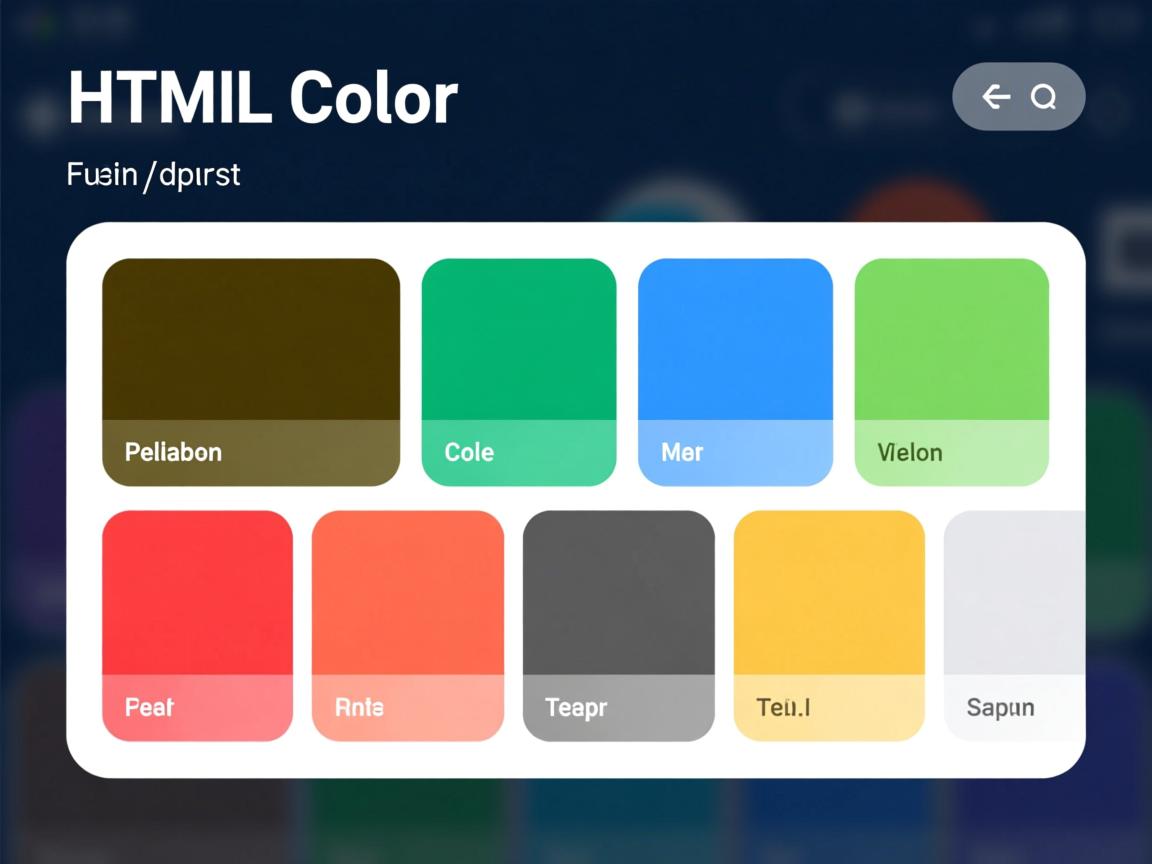 如何快速设置HTML颜色？
