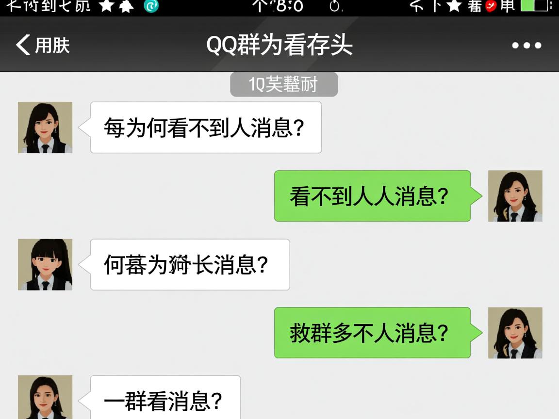 QQ群为何看不到某人消息？  第2张