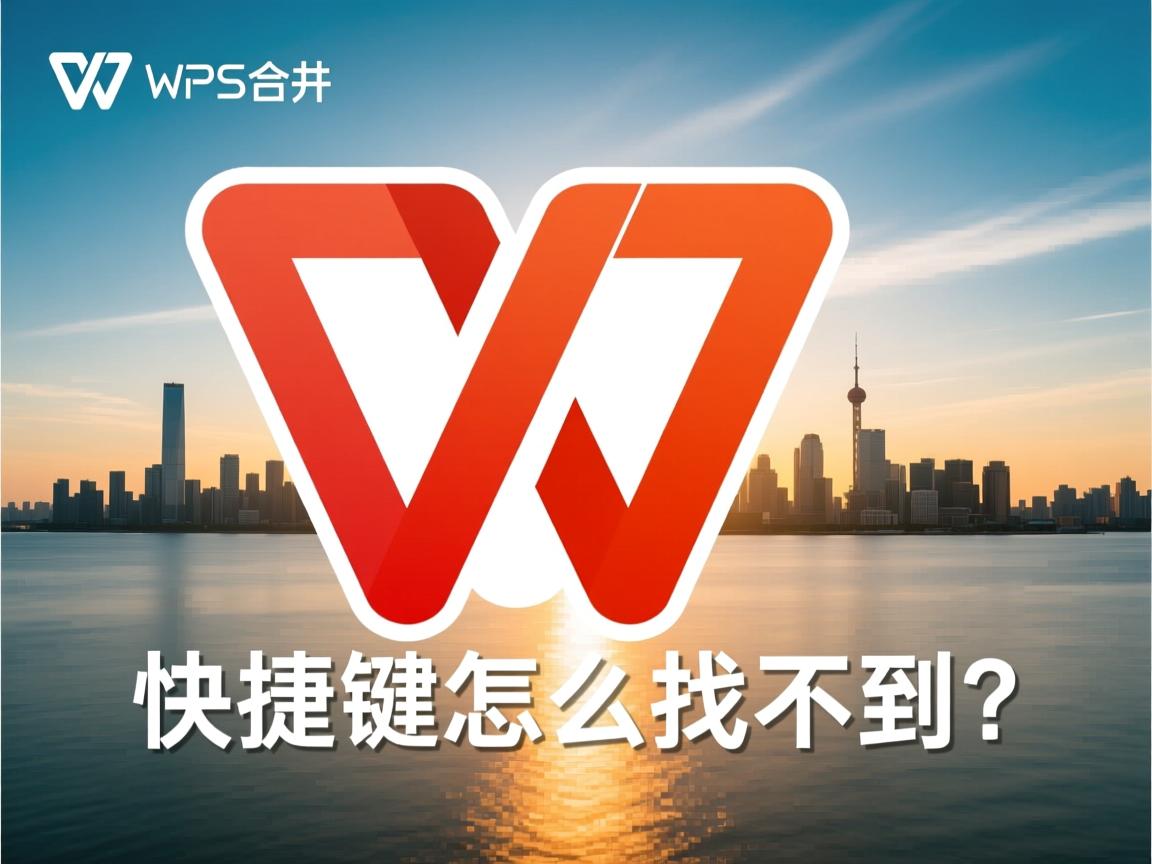 WPS合并居中快捷键怎么找不到？  第3张
