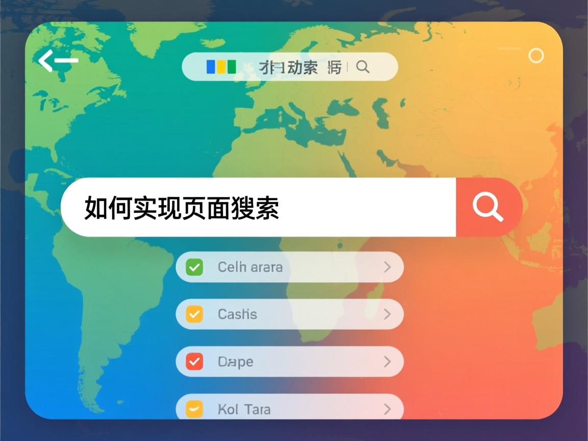 Java如何实现页面搜索功能? 第1张 Java如何实现页面搜索功能? 第1张