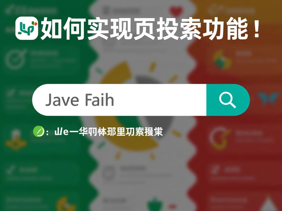 Java如何实现页面搜索功能? 第2张 Java如何实现页面搜索功能? 第2张