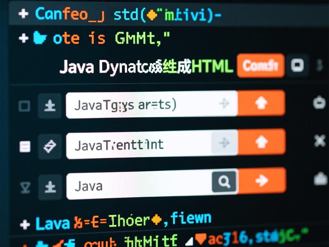 Java如何动态生成HTML标签? 第2张 Java如何动态生成HTML标签? 第2张