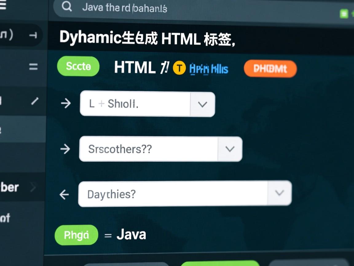 Java如何动态生成HTML标签? 第3张 Java如何动态生成HTML标签? 第3张