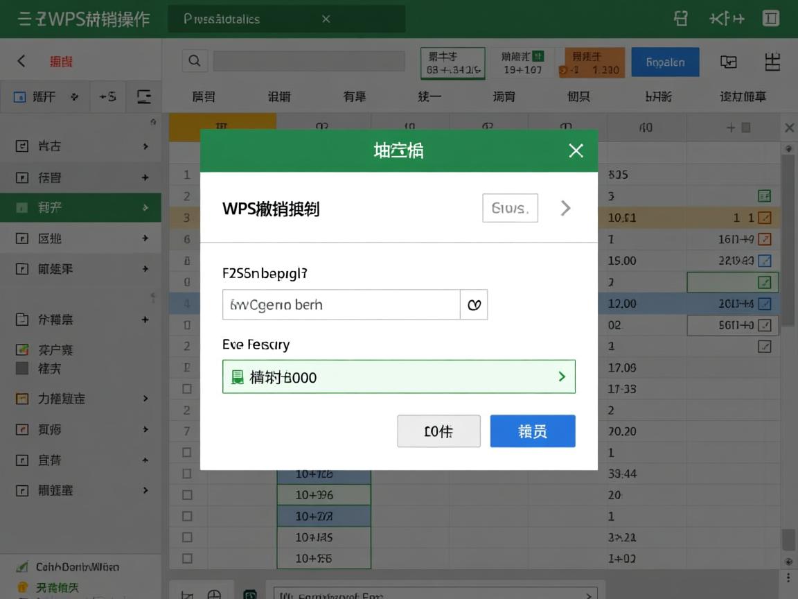 WPS表格无法撤销操作? 第3张 WPS表格无法撤销操作? 第3张