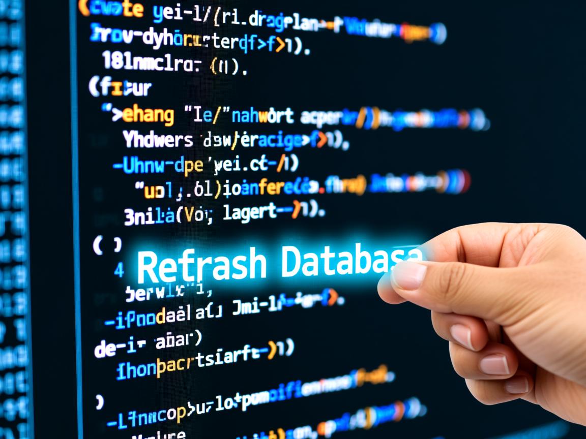 代码如何刷新数据库？  第2张