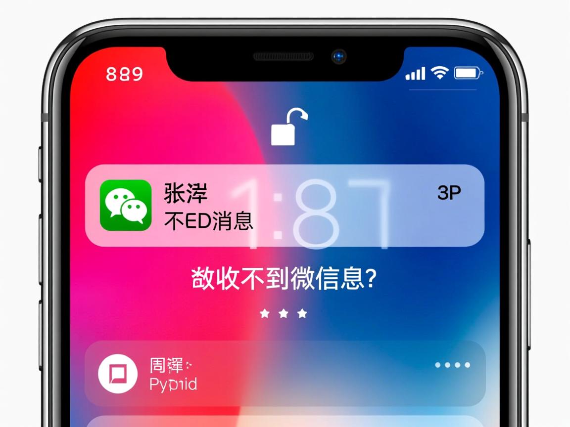iPhone8P锁屏时为何收不到微信消息？  第1张