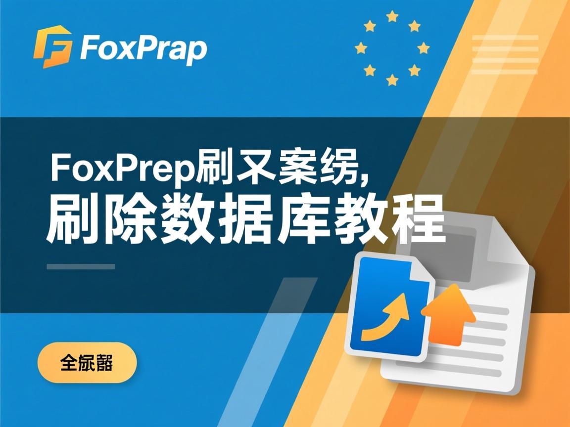 Visual FoxPro删除数据库教程 第1张 Visual FoxPro删除数据库教程 第1张