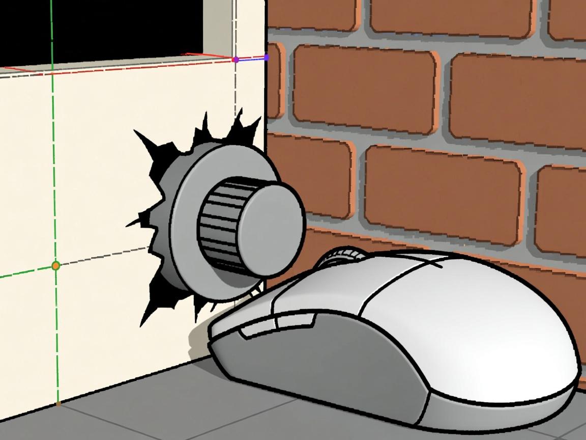 为什么SketchUp鼠标滚轮无法穿透墙体? 第1张 为什么SketchUp鼠标滚轮无法穿透墙体? 第1张