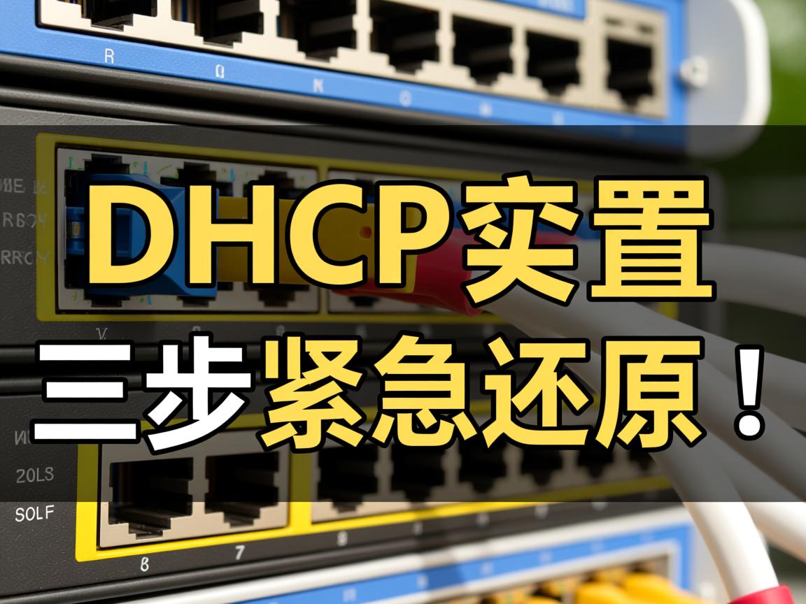 DHCP配置丢失？三步紧急还原！