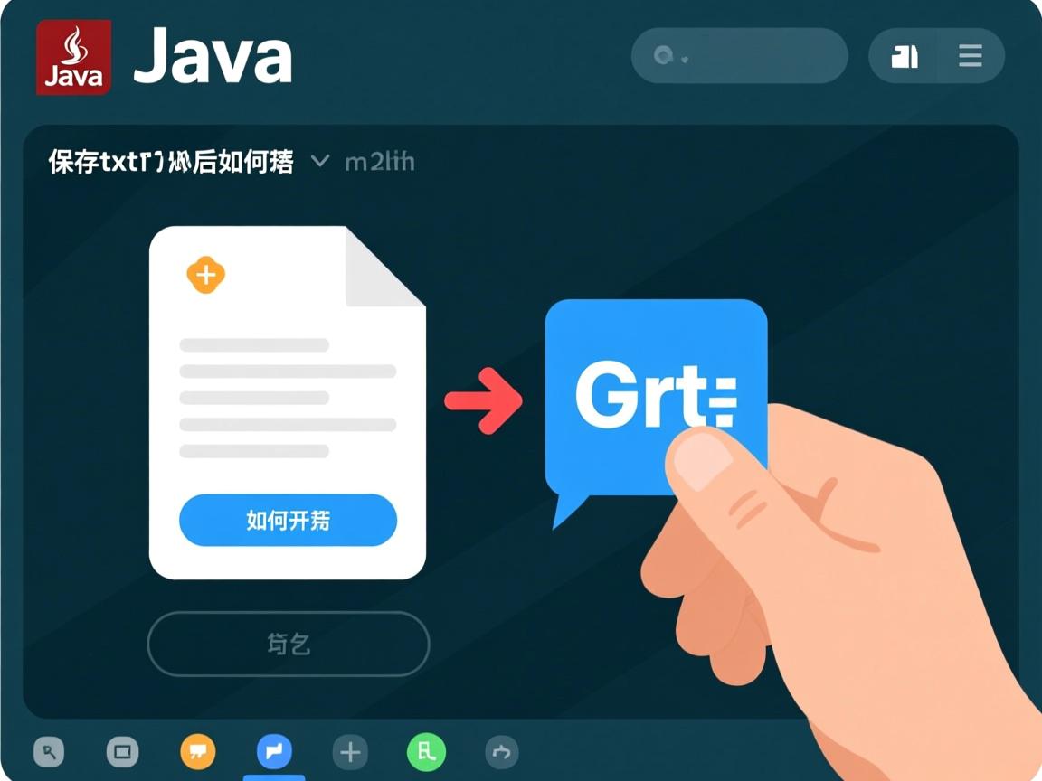 Java保存txt文件后如何打开? 第3张 Java保存txt文件后如何打开? 第3张