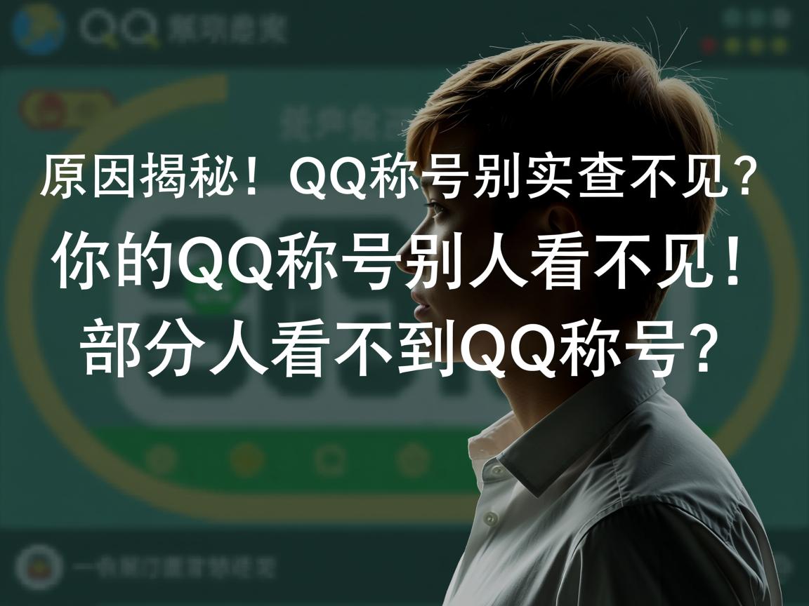 QQ称号突然消失?原因揭秘!,QQ称号别人看不见?速查原因!,你的QQ称号别人看不见?,部分人看不到QQ称号? 第3张 QQ称号突然消失?原因揭秘!,QQ称号别人看不见?速查原因!,你的QQ称号别人看不见?,部分人看不到QQ称号? 第3张