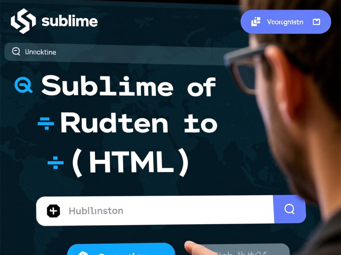 Sublime如何运行HTML? 第1张 Sublime如何运行HTML? 第1张