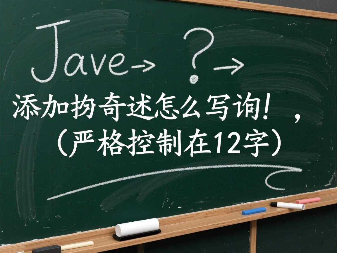 Java添加语句怎么写？，（严格控制在12字）  第1张