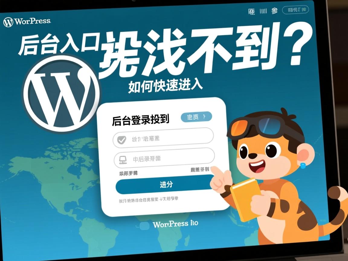 WordPress后台登录入口找不到?如何快速进入 第2张 WordPress后台登录入口找不到?如何快速进入 第2张