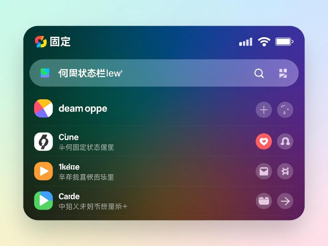 Java如何固定状态栏？  第2张
