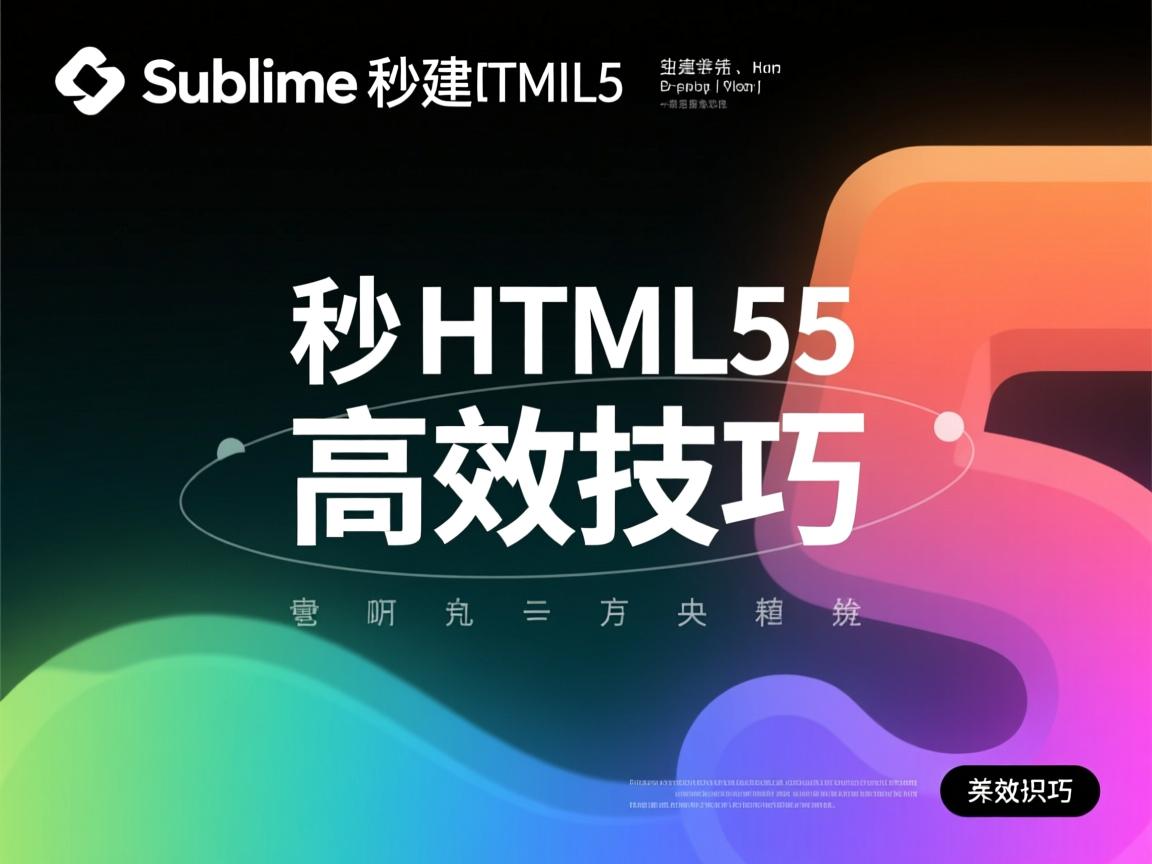 Sublime秒建HTML5,高效技巧 第3张 Sublime秒建HTML5,高效技巧 第3张