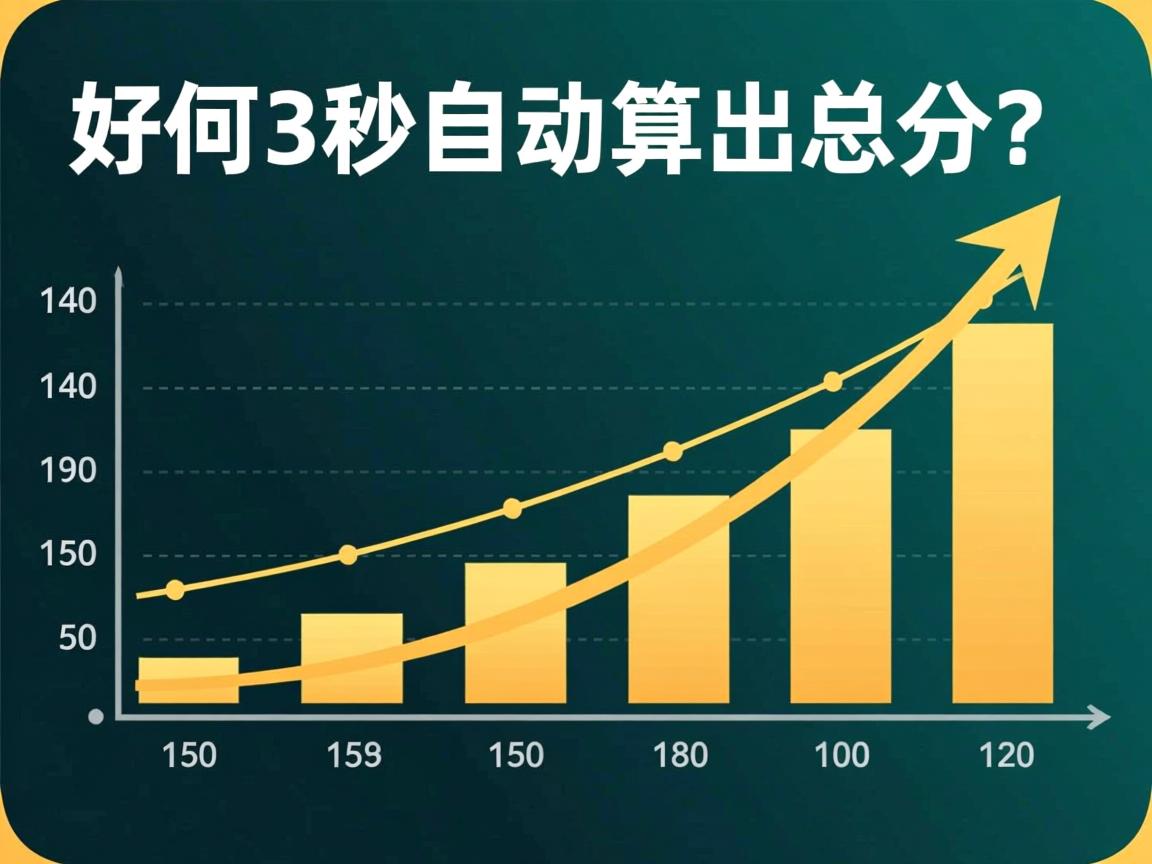 SQL如何3秒自动算出总分？