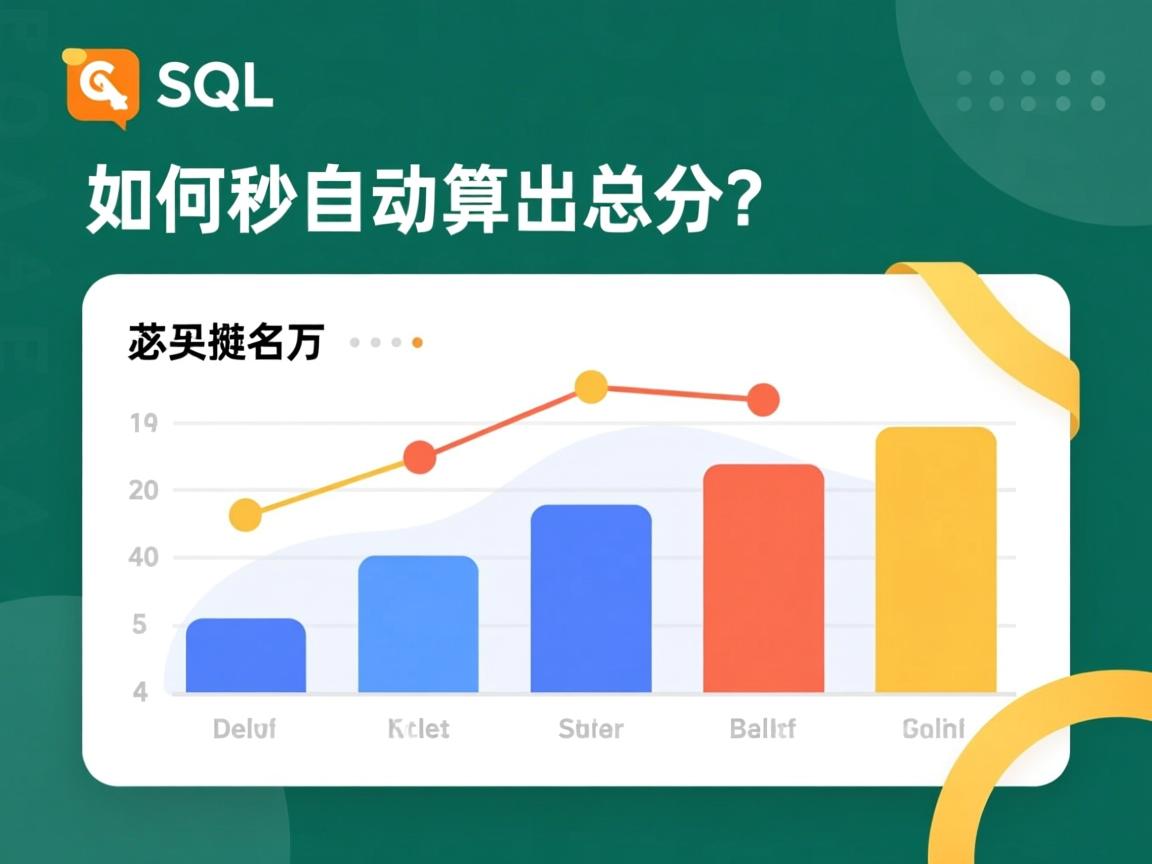 SQL如何3秒自动算出总分？  第3张