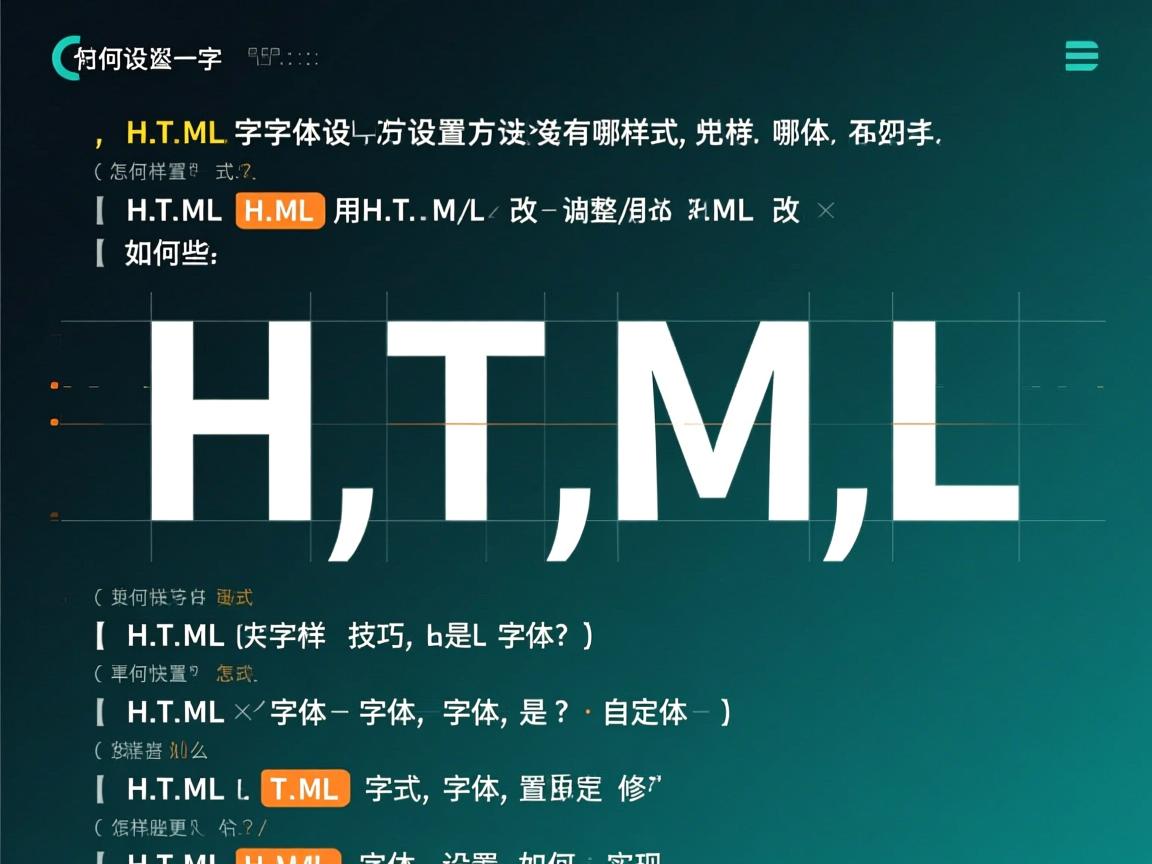 HTML中如何设置字体？，HTML字体设置方法有哪些？，如何用HTML改变字体样式？，HTML字体样式如何修改？，怎样在HTML中调整字体？，HTML字体设置技巧是什么？，如何快速设置HTML字体？，HTML字体样式如何自定义？，怎样更改HTML中的字体？，HTML字体设置如何实现？