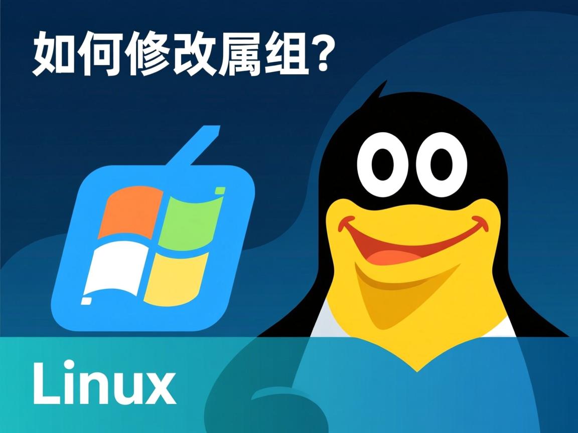 Linux如何修改属组？