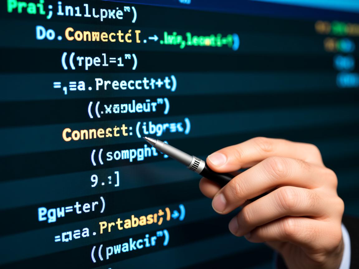 程序如何连接数据库？