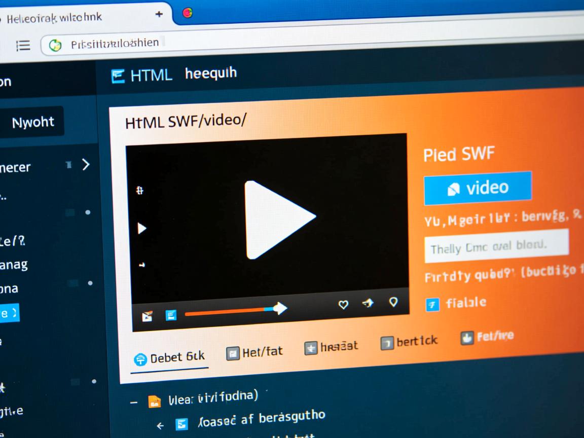 如何在HTML中插入SWF视频? 第1张 如何在HTML中插入SWF视频? 第1张