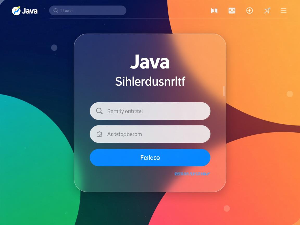 Java登录界面如何制作？