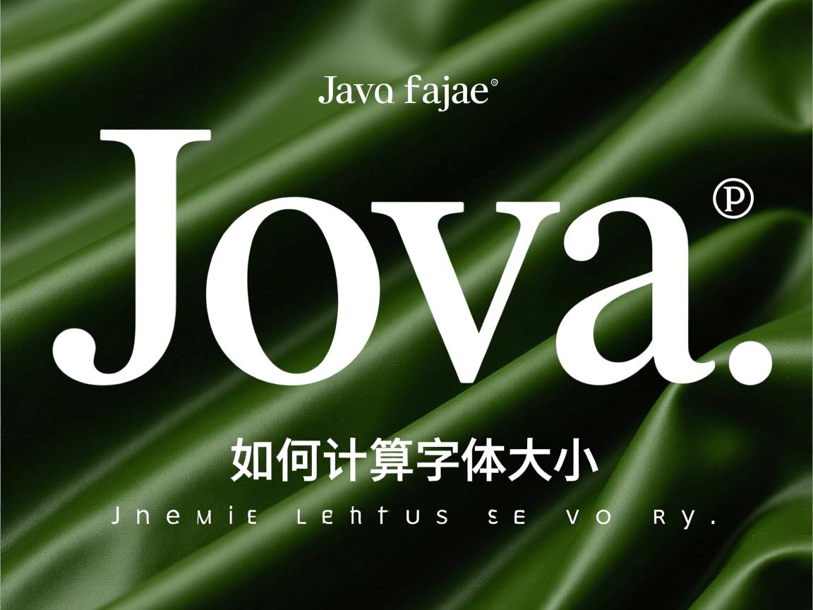 Java如何计算字体大小? 第1张 Java如何计算字体大小? 第1张