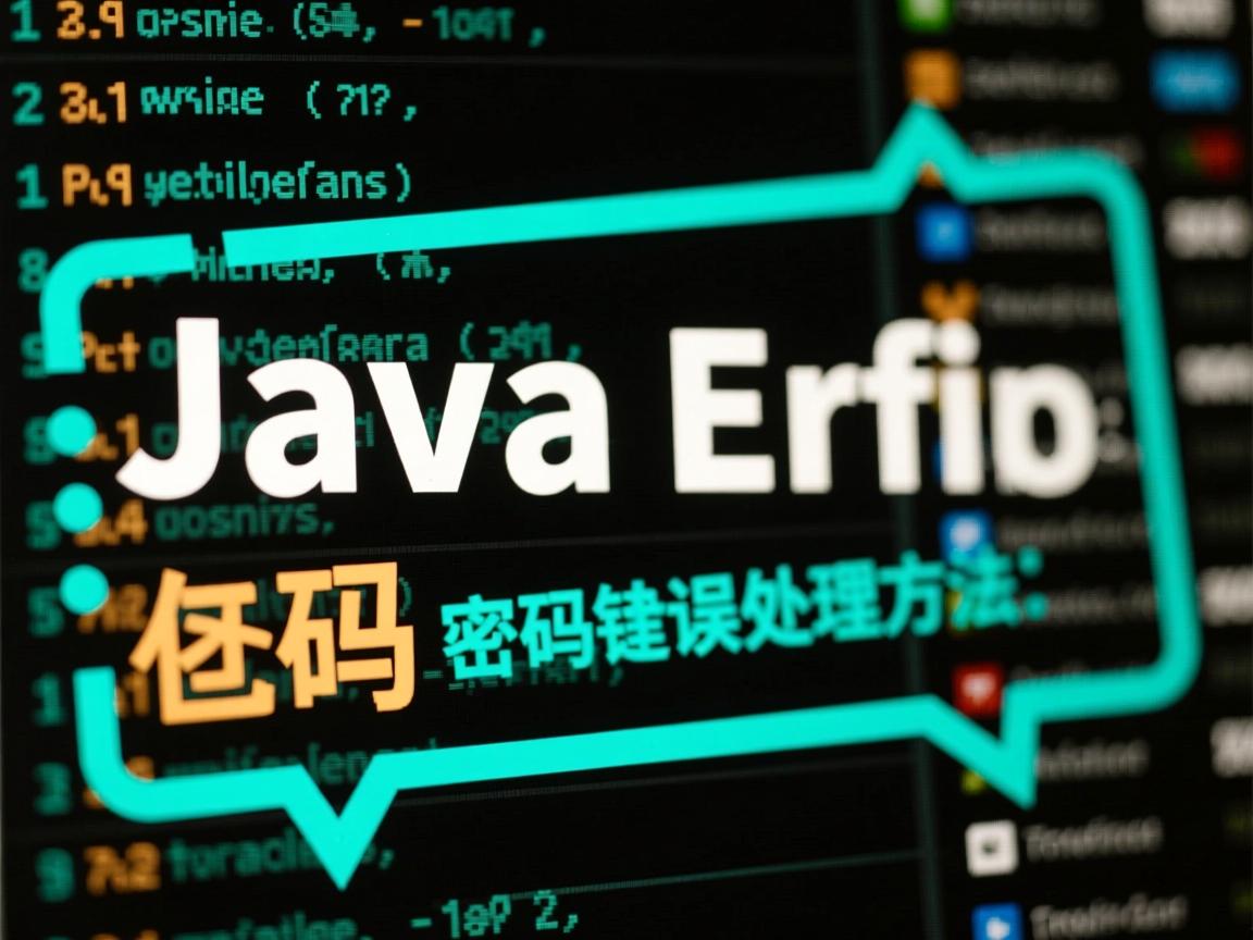 Java密码错误处理方法 第2张 Java密码错误处理方法 第2张