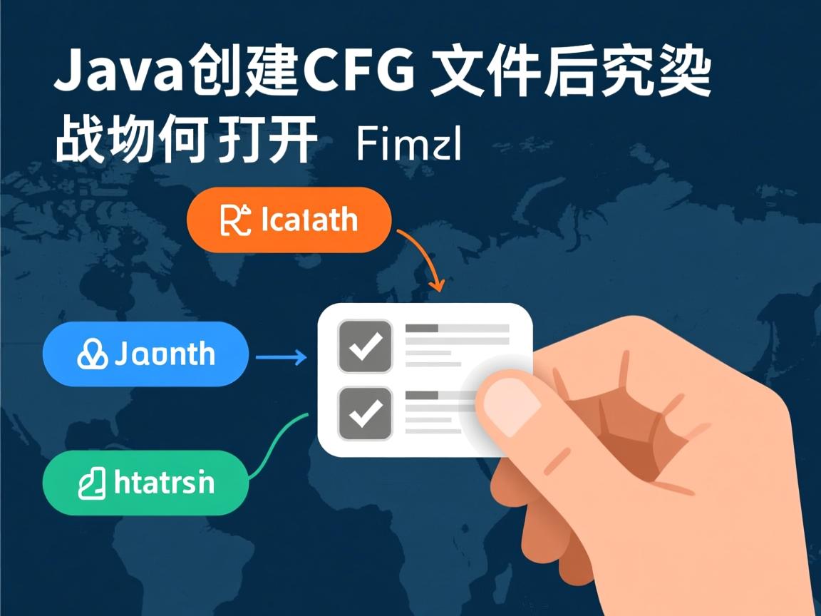 Java创建CFG文件后如何打开  第2张