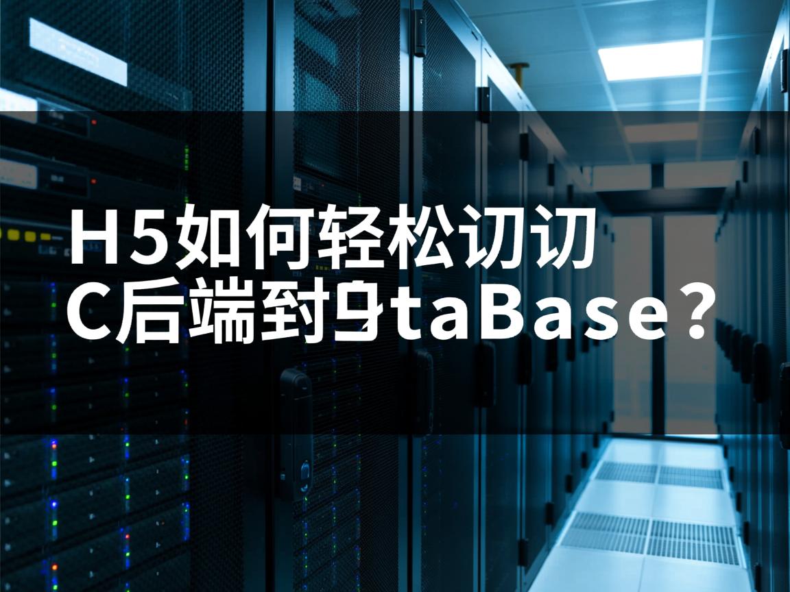 H5如何轻松调用C后端数据库？  第3张