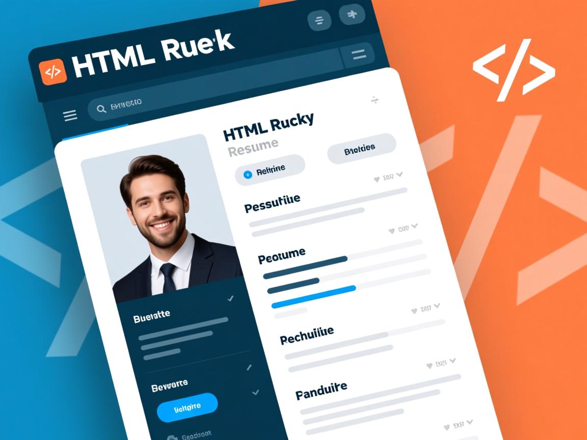 如何用HTML快速制作简历？