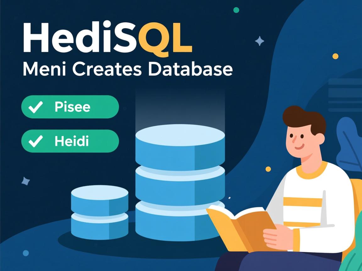 HeidiSQL怎么创建数据库 第3张 HeidiSQL怎么创建数据库 第3张
