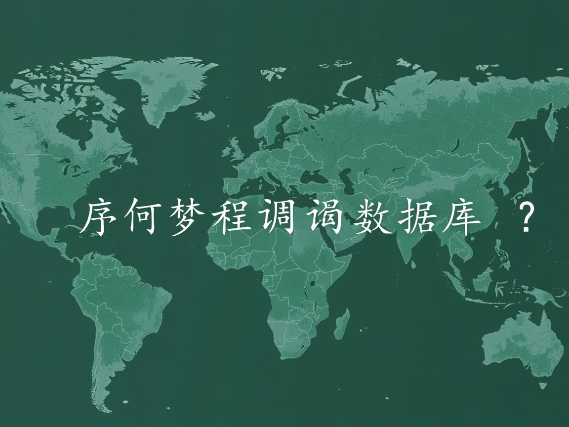 程序如何调用数据库？  第3张