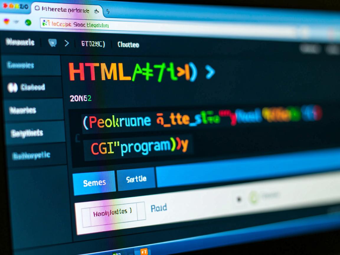 如何在HTML中嵌入CGI程序？