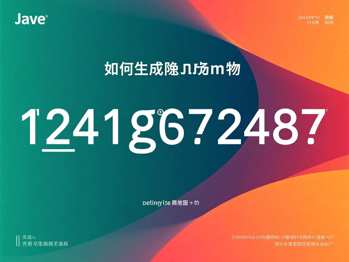 Java如何生成随机数? 第3张 Java如何生成随机数? 第3张