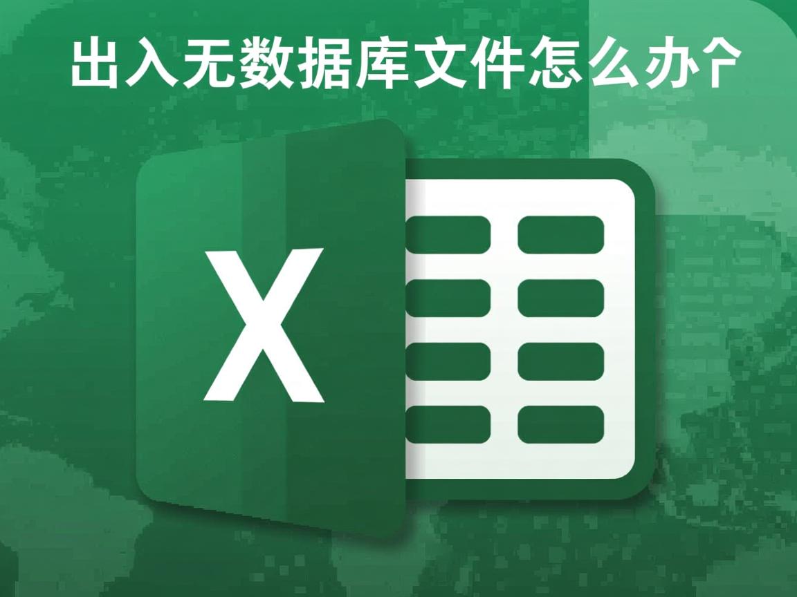 Excel导出无数据库文件怎么办? 第3张 Excel导出无数据库文件怎么办? 第3张