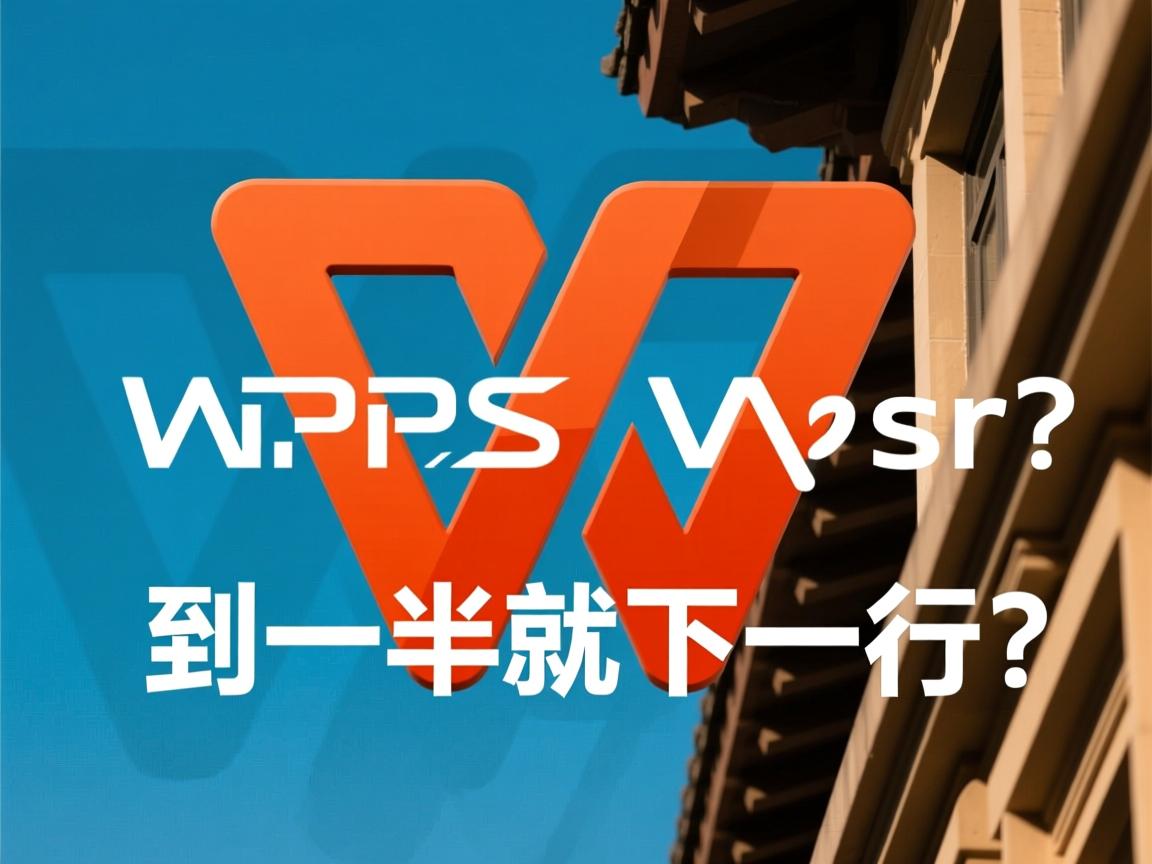 wps为什么字到一半就下一行了 第3张 wps为什么字到一半就下一行了 第3张