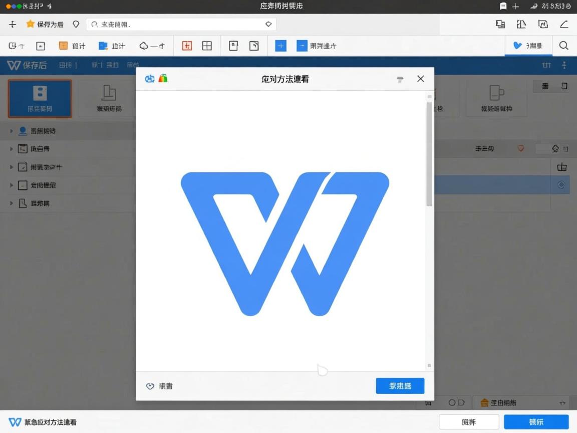 刚写完的WPS文档保存后一片空白为何？紧急应对方法速看  第2张